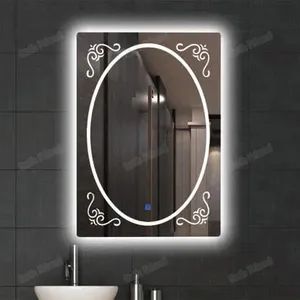 New Arrive Bathroom Modern Touch Mirror LED Smart Glass Mirror with LED Light - Image 5