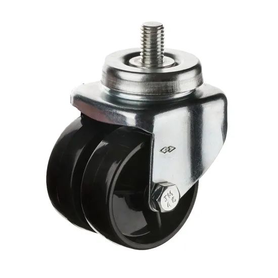 Double Wheel Caster Nylon Furniture Castor Load 50/60kg Condition New Packing Carton Wheel Dia. 50mm HS Code 87168000 Wheel Width - Image 2