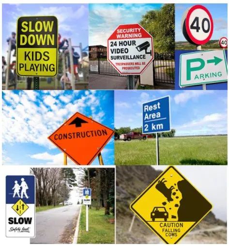 Aluminum Reflective Traffic Safety Signs - Image 3