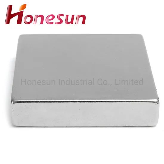 N35uh Permanent Block NdFeB Magnets for Hot Sale Origin China Grade N35-N52 Coating Nickel Trademark HONESUN HS Code 8505111000 - Image 4