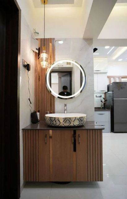 Wall Hung Vanity Wash Basin Top Surface Marble Basin Type Wall Hung Material Hdhmr Board Customization Option As Per Client - Image 3