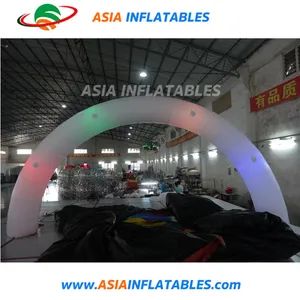 Party Decorative Lighting Round Inflatable Rainbow Arch with Air Blower - Image 6