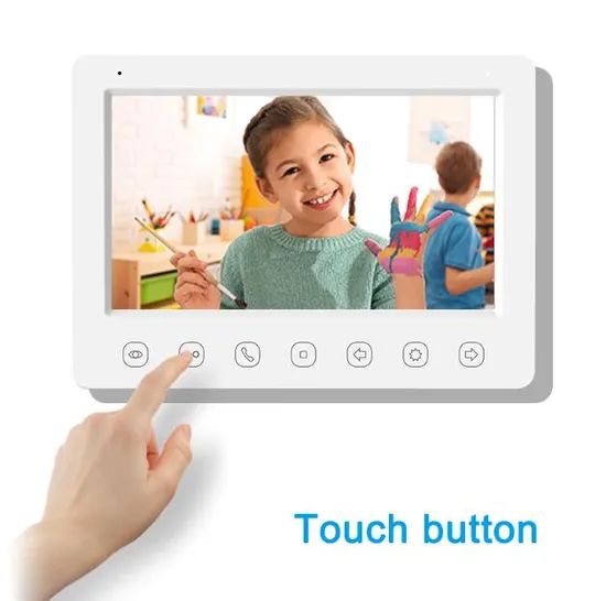 7 Inches Interphone 4 Wires Home Security Video Doorphone - Image 5