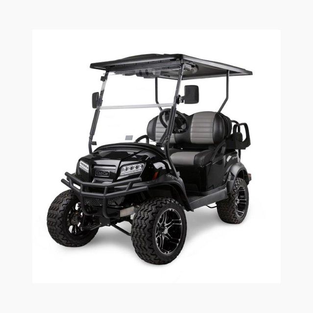Off road golf carts with lifted suspension and all terrain tires Compact golf carts for easy maneuvering on golf courses Golf carts with lithium battery for extended driving range Commercial golf carts for campus warehouse and factory transport - Image 4