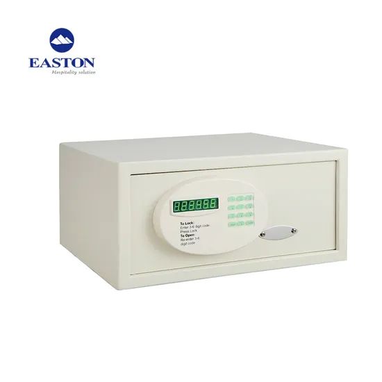 Mechanical Key Override Ivory Hotel Room Safes Box Shape Cuboid Model NO. ES1029 Trademark EASTON Color Black/Ivory Security Level A1 - Image 6