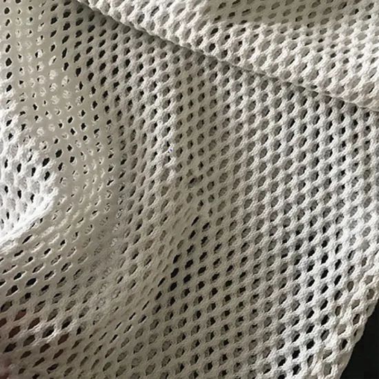 Durable 100% Cotton Mesh Fabric Pattern No Trademark No Origin China Width 58/60" Weight ≥200g/m² Technics Tricot Style Plain Dyed - Image 1