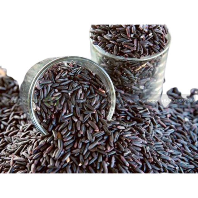 Black Brown Rice Nutritious Food, Helps Lose Weight And Keep In Shape Very Effectively, Rice Soft, Quick Cooked Rice, Easy Eat - Image 1