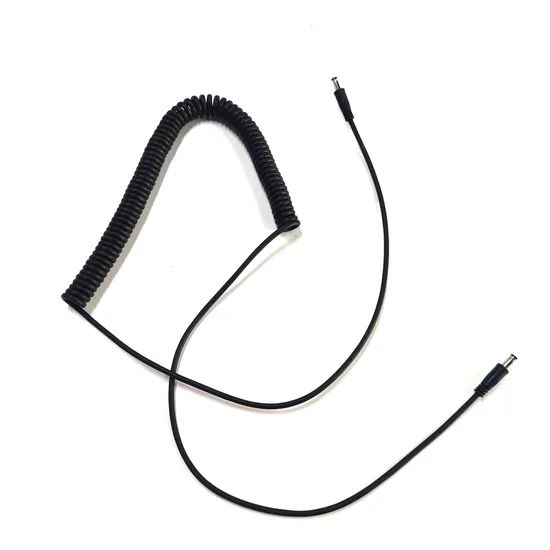 DC5525 5521 Retractable Electric Cords Coiled Extension Cords PVC Coiled Cables - Image 1