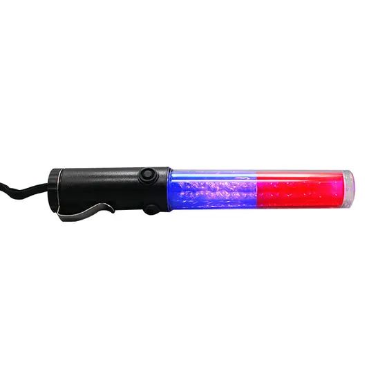 26cm Traffic Road Baton Red and Blue Light Rechargeable/Battery Model - Image 4