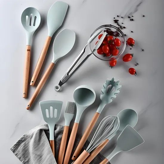 Premium High-Temperature Silicone Cooking Utensils Set for Chefs - Image 6