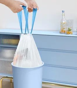 Heavy-Duty Drawstring Garbage Bags - Tear Resistant Age Adult Handle Drawstring HS Code 3923210000 Customized Available Model NO. KARRY-0233 - Image 3