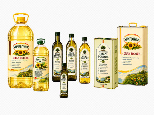 Sunflower Oil in Pet Bottles Net Weight 5 L Delivery Form Bottle Origin European Union Features Lactose-Free, No Preservatives, Vegan, Without Additives, Without Colourants - Image 1
