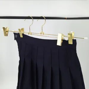 Golden Coat Metal Pants Hangers Clothing Rack Space Saving Metal Type Iron Thickness 0.5cm HS Code 7323990000 Technics Injection - Image 4