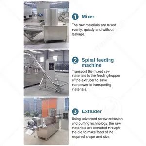 Breakfast Cereal Organic Puffed Cornflake Make Machine Small Maize Corn Flake Production Line Price - Image 2