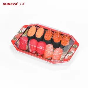 Ziploc Disposable Food Containers Anti-Scratch Disposable Plastic Takeaway Food Packaging Sushi Box - Image 4