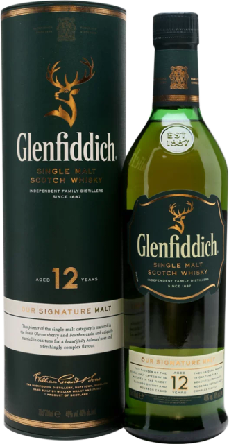 Glenfiddich 12 Year Single Malt Scotch Whisky 750ml Bottle – Iconic Speyside Whisky with Fruity Aroma, Creamy Malt Character, Gentle Oak Influence, Aged in Oak Barrels for Rich Flavor, Perfect for Whisky Enthusiasts, Celebrations, and Premium Bar Collections - Image 3