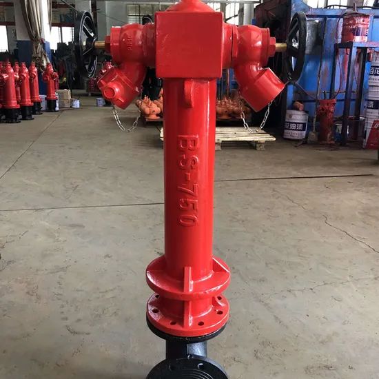 3 Way Outdoor Cast Iron Fire Hydrant Ground Fire Fighting Hydrant from ...