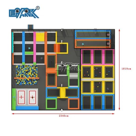 Children Zone Indoor Trampoline Park Trampoline Amusement for Kids Park - Image 4