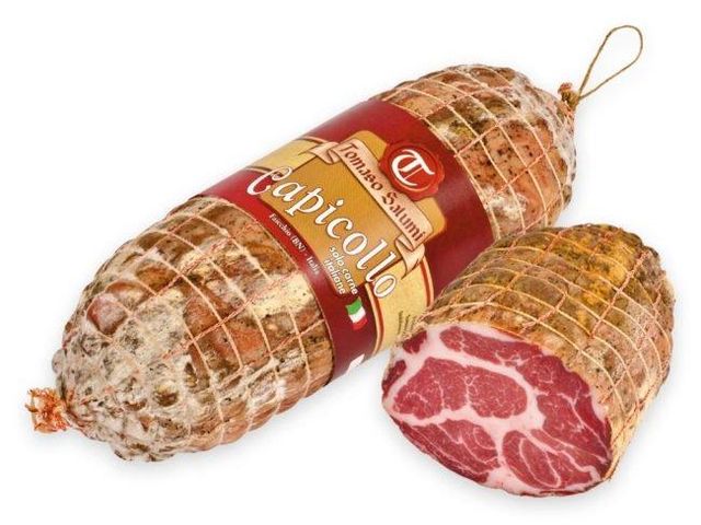 Good Quality pork meat for sale Italy selection compact neck muscle meats Air dried Capocollo Slice pork - Image 4