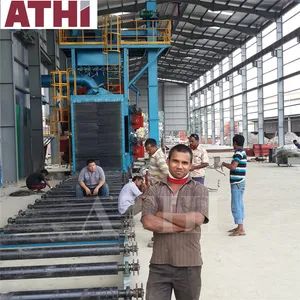 Steel Plates Roller Conveyor Shot Blasting Machine Origin China Condition New Fuel Electric Trademark ANTAI Certification CE - Image 6