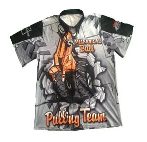 Factory Custom Hot Sale Motor Shirts/Racing Jersey OEM Full Sleeve Motocross Mx Racing Jersey - Image 4