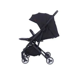 Hot Selling Newborn Comfortable and Light Baby Stroller G.W. 8kg N.W. 7.5kg MOQ 100 PCS Material Linen Folded Foldable Model NO. L1113 - Image 5