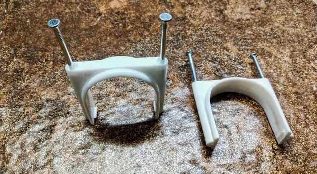 Nail Cable Clip 50mm Width 50mm Color White Material PVC Shape Circle Clip Size 50mm Clip Shape Circle Durability - Image 3