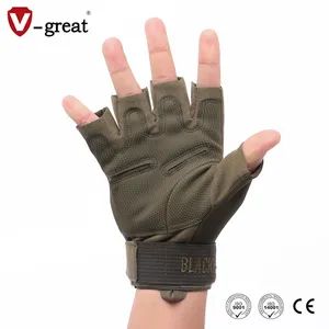 Tactical Safety Fingerless Outdoor Sports Hunting Gloves - Image 6