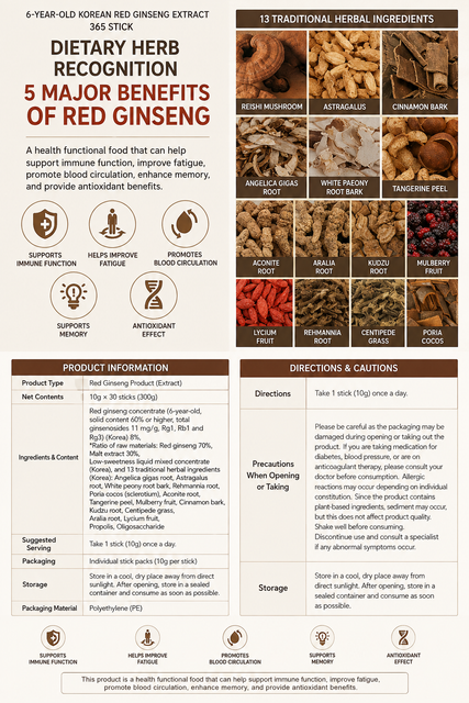 Korea red ginseng stick 10g*30 - Image 5