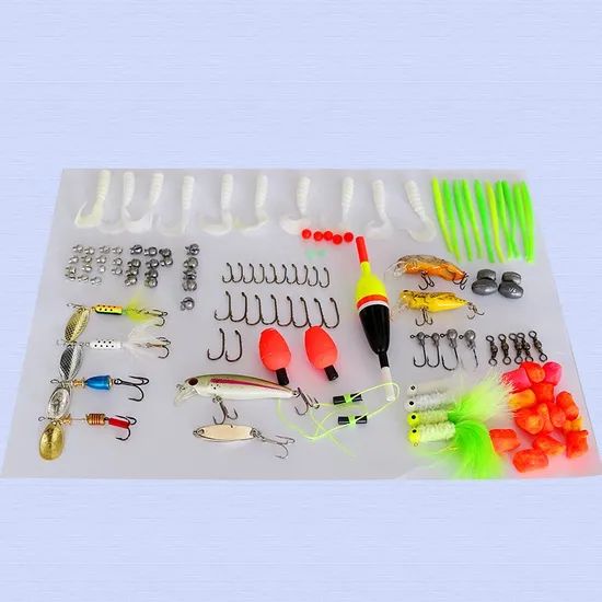 Trout Terminal Tackle Box Q'ty 121PCS Material PVC Origin Weihai Model NO. 2065 Size 11 X 7 X 1.75'' Trademark Afisher or - Image 2