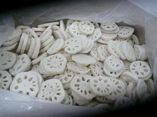 New Crop Frozen IQF Vegetable Lotus Root Frozen Lotus Root - Image 3