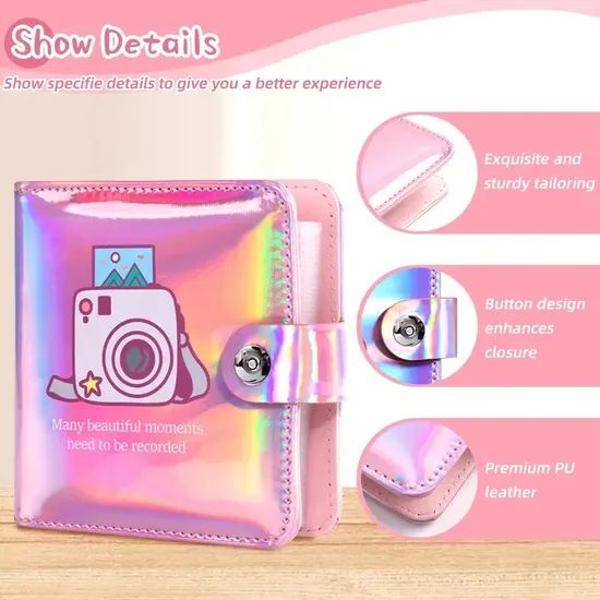 Luxury Special Gift for Wedding Memory Leather with 25 Inner Pages Photo Album - Image 2