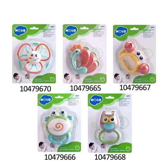 Hot Selling Animal Rattle Toddlers Sensory Teething Rattles Shaking Hand Bell Baby Bell Teether Toys for Infant - Image 6