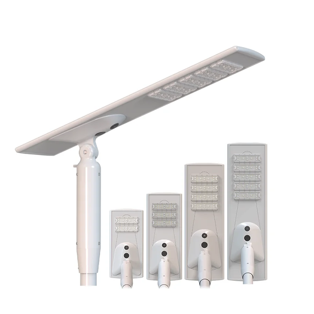 All-in-one LED Solar Street Light Beam Angle 75°×140° Solar Panel Power 50w Led Chips Philips 2835 Warranty Period 3 - Image 1