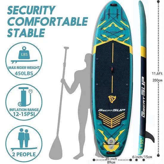 Inflatable Waterplay Stand up Paddle Board for Surfing Sup Surf - Image 2