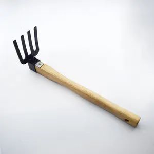 Mini Digging Tools 38cm Length Customizable Hoe Rake - Image 6