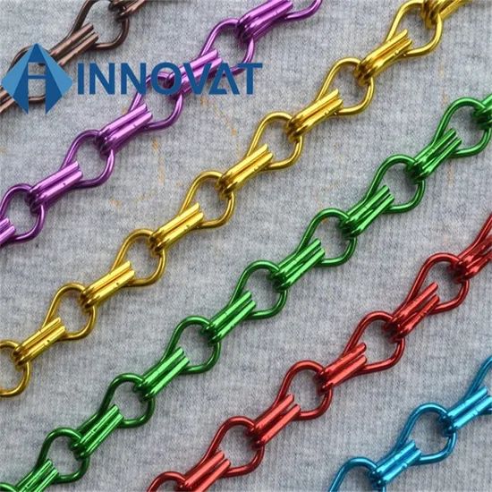 Aluminium Metal Chain Fly Pest Insect Door Screen Curtain Control Silver or Gold Screens & Room Divider - Image 2