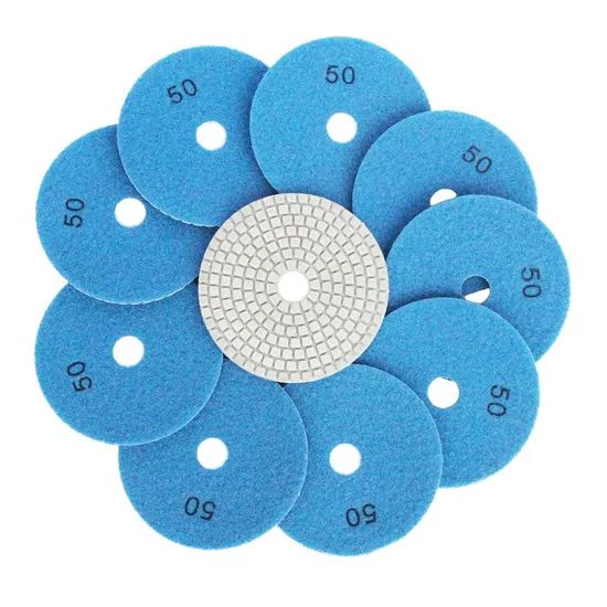 3-5" Dry Polishing Pads Origin Jiangxi HS Code 82079010 Trademark singoon Specification 3-5" Connector Velcro Backer Other Set Size - Image 6