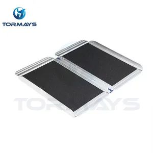 Multifunction Aluminum Folding Ramp Assembly Wheelchair Ramp Height 5cm Width 73cm Length 61cm Origin China Model NO. TSAR06 - Image 5