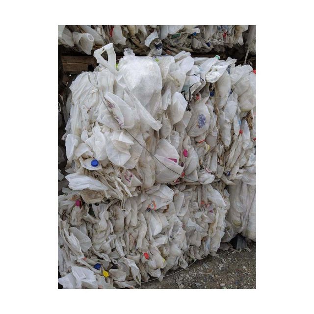 Premium HDPE milk bottle scrap available for bulk supply with clean material - Image 2