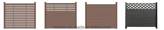 1 6good Look Privacy Fence Composite DIY Privacy Fences Panels Customized Outdoor Metal Fence Panel - Image 3