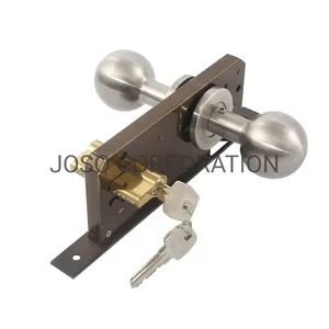Stainless Steel Best Safe Interior Door Lock with Spherical Handle Fire Proof - Image 1