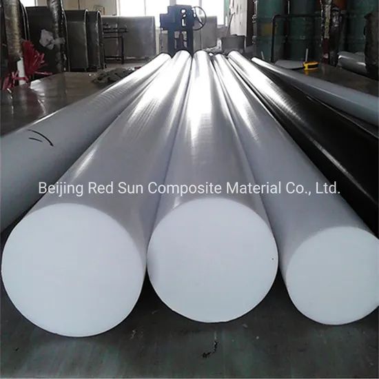Hot Sale Different Size Pure PTFE Extruded Rod Trademark Redsun HS Code 3916909000 Origin Beijing, China Colour White, - Image 2