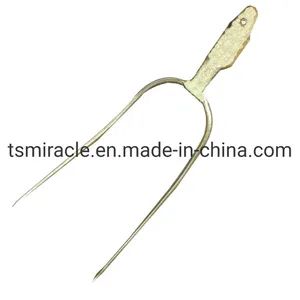 Rake Hoe Four Teeth Rake Three-Tooth Two-Tooth Rake Pine Soil Cultivation Garden Farming Tool Four-Ding Four Teeth Fork - Image 2