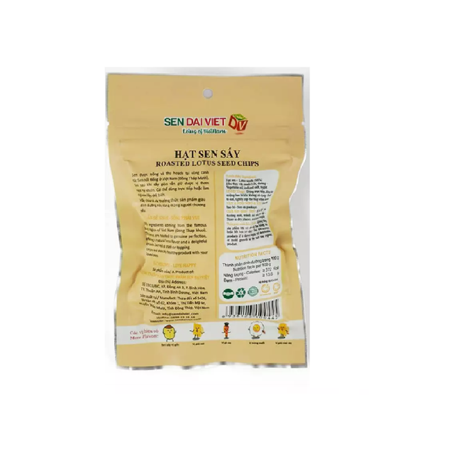 Snack type wholesales taste flavor original ready to eat Vietnam OEM/ODM service support lotus seeds price Roasted Lotus Seeds - Image 6