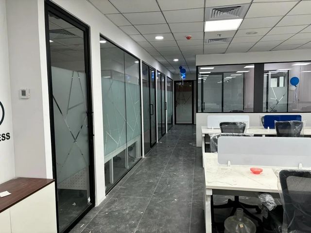 Office Partition Panel Thickness 50 mm Application Area Interior Partition Type Full Height Partition Material Aluminium And - Image 8