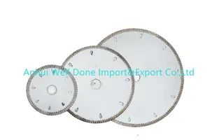 Super Thin Diamond Continuous Rim Turbo Saw Blade for Ceramic Tile Brick - Image 4