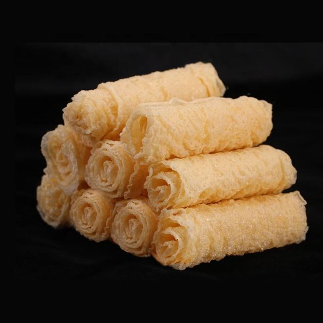 Deep Fried Crispy Golden Dried Bean Curd Stick in Roll Deep Fried Bean Curd Dumpling - Image 3