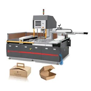 Burger Box Making Machine for Die Cutting Paperboard Waste Strip - Image 1