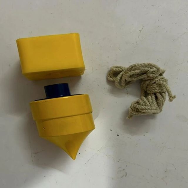 Mild Steel Plumb Bobs, For Measurement Color Yellow Diameter 35mm Finish Color Coated Material Mild Steel Weight Form Pointed - Image 3
